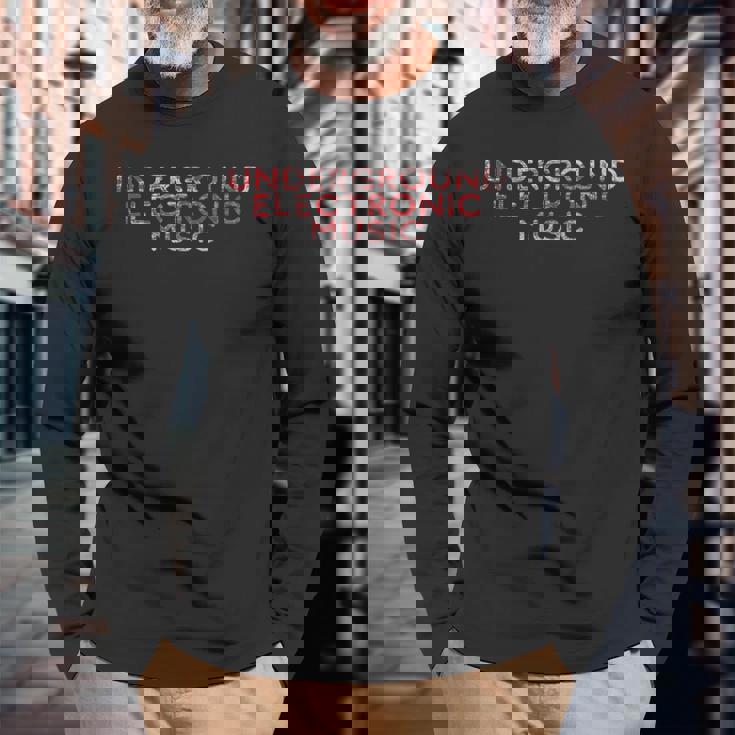 Underground Music Stile Grunge Hard Dark Acid Maglietta a maniche lunghe Regalos para ancianos