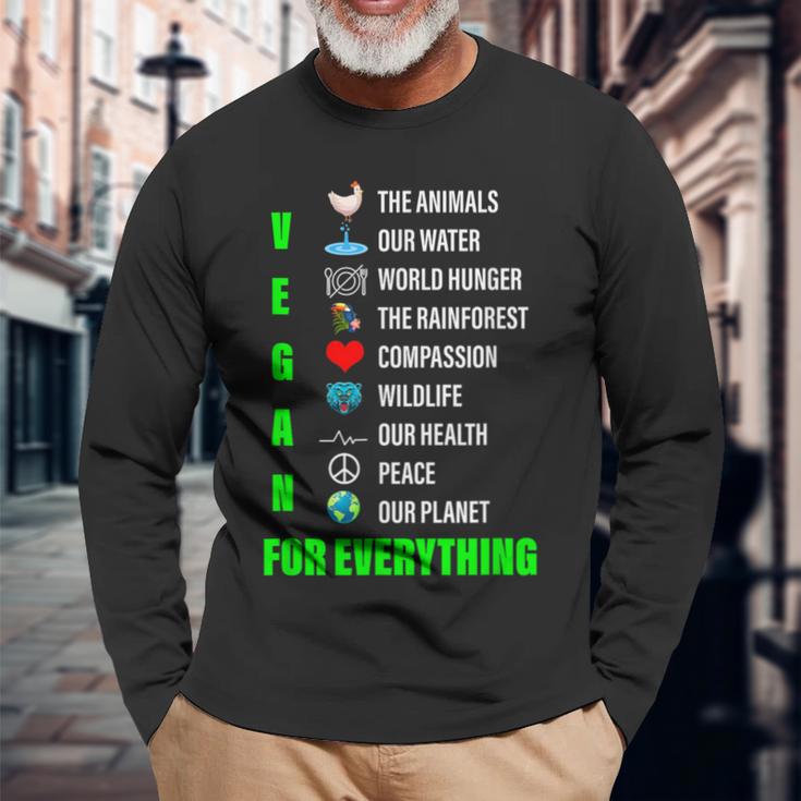 Vegan For Allegan Langarmshirts Geschenke für alte Männer