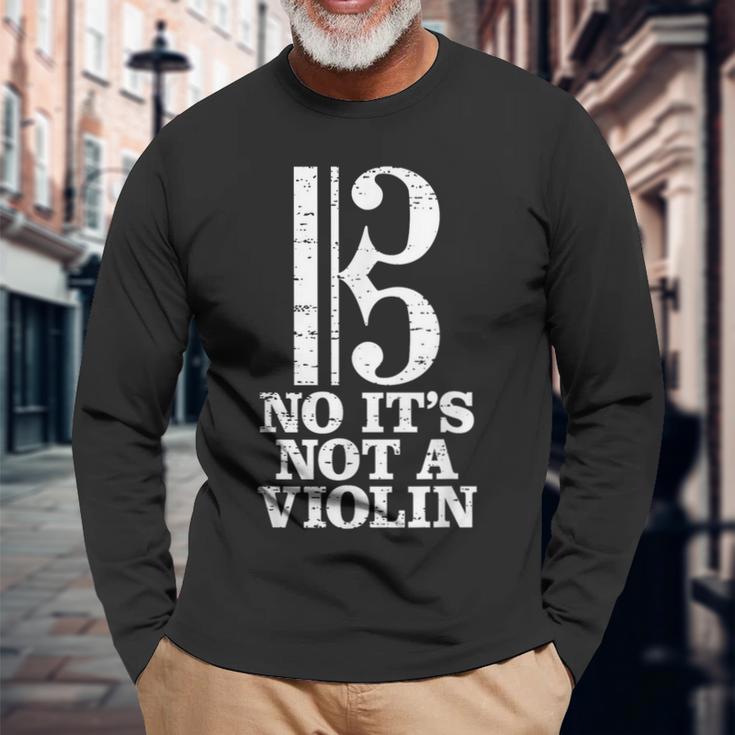 Viola No It's Not Aiolin Langarmshirts Geschenke für alte Männer