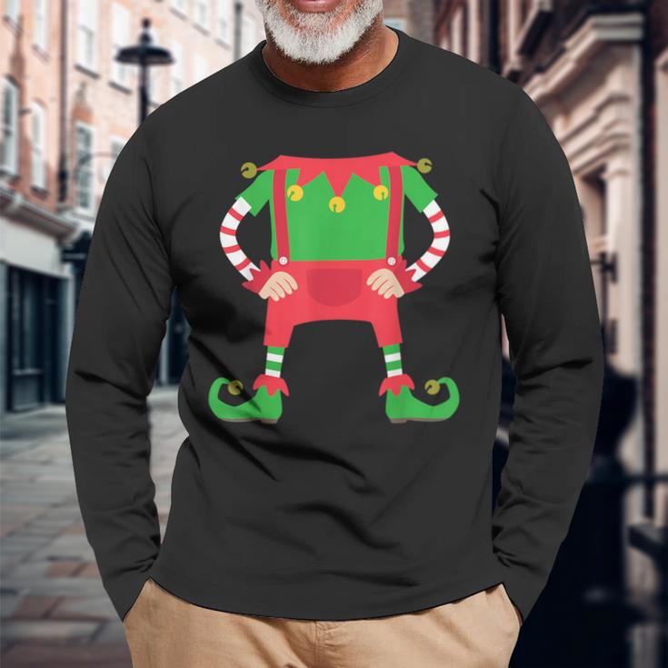 Weihnachtself Kostüm Elf Wichtel Weihnachtszwerg Langarmshirts Geschenke für alte Männer