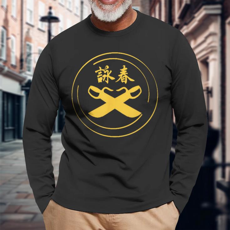 Wing Chun Knife S Langarmshirts Geschenke für alte Männer