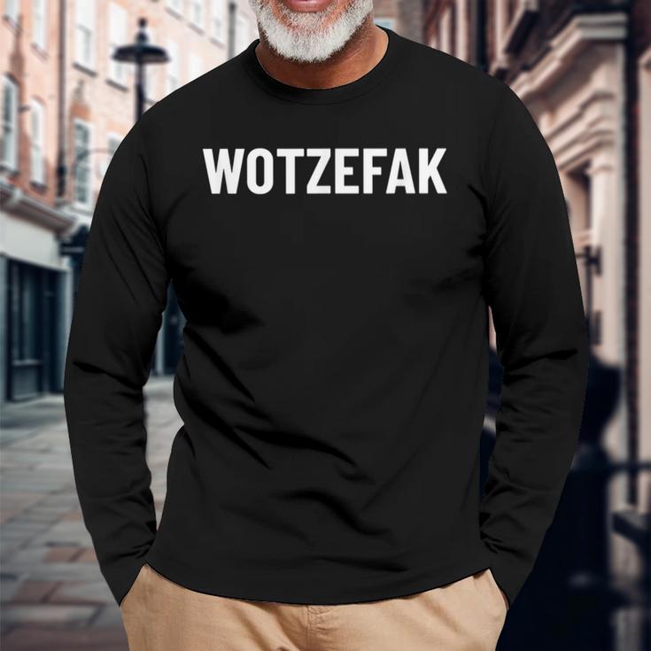 Wotzefak Langarmshirts Geschenke für alte Männer