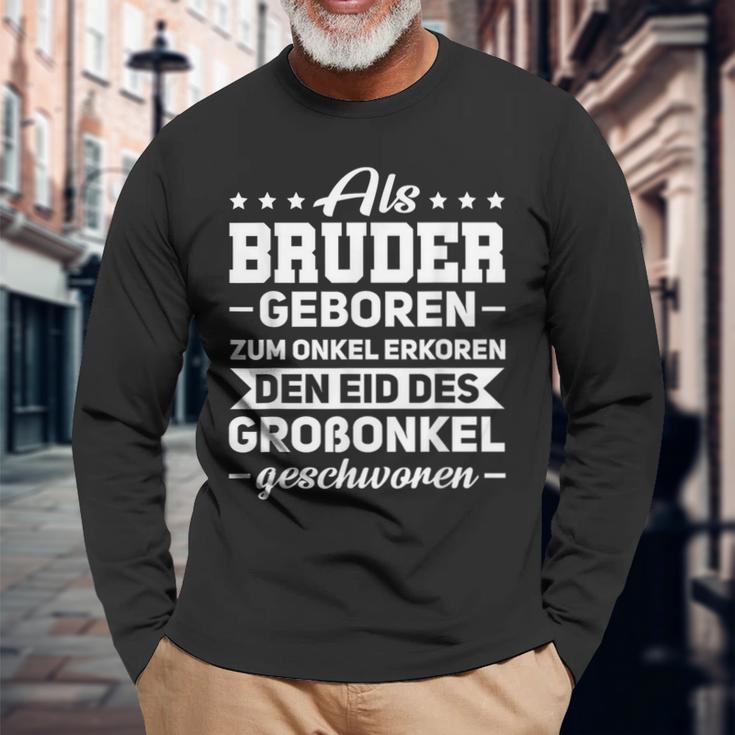 Zum Onkel Erkoren Großonkel Sworen Uncle S Langarmshirts Geschenke für alte Männer