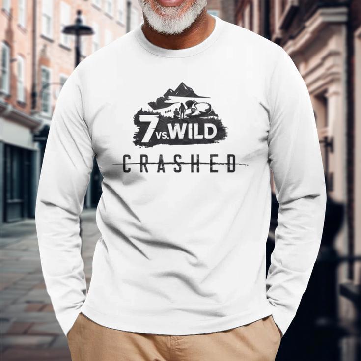 7S Wild Crashed 7S Wild 7 Wild 7Ersus Wild Langarmshirts Geschenke für alte Männer