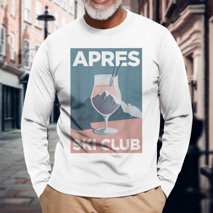 Après Ski Club X Aesthetic Skier Party Ski Outfit Langarmshirts Geschenke für alte Männer