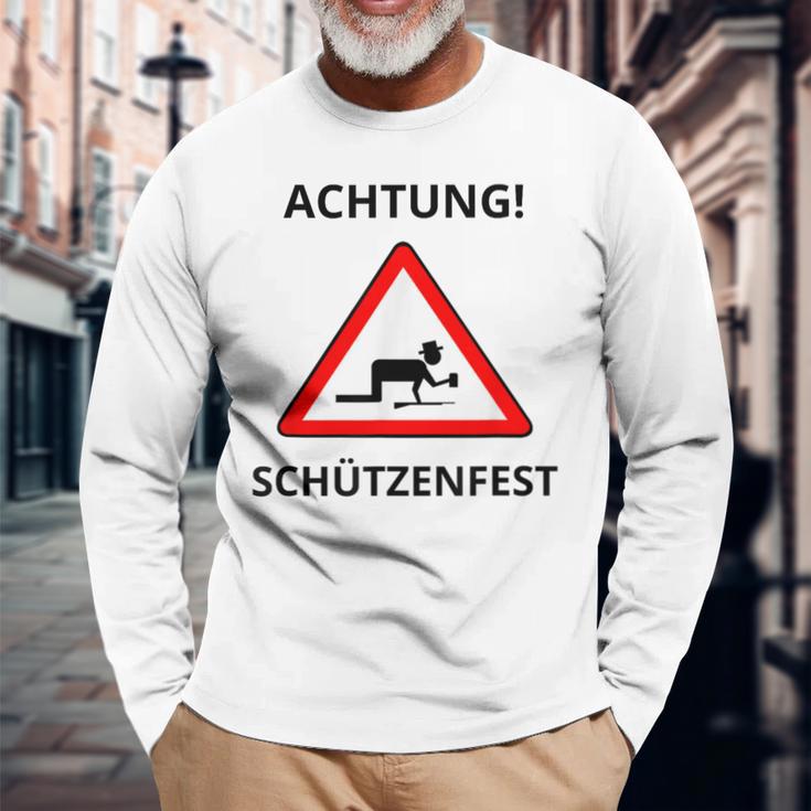 Attention Sagittarius Langarmshirts Geschenke für alte Männer