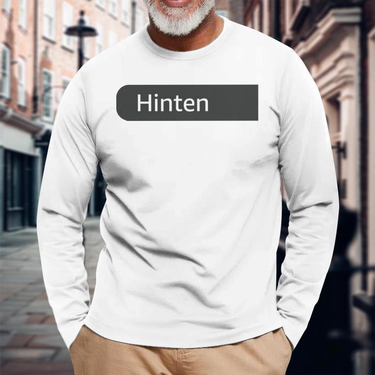 Backprint Ich Hör Nur Mi Mi Mi Langarmshirts Geschenke für alte Männer