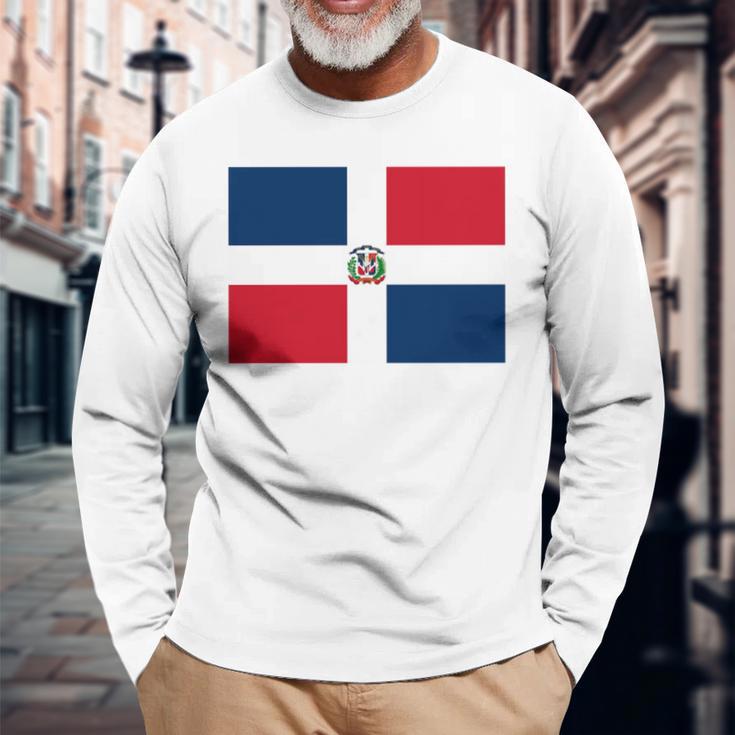 Baní República Dominicana Bandera Emblema Escudo Escudo Manga Larga ...