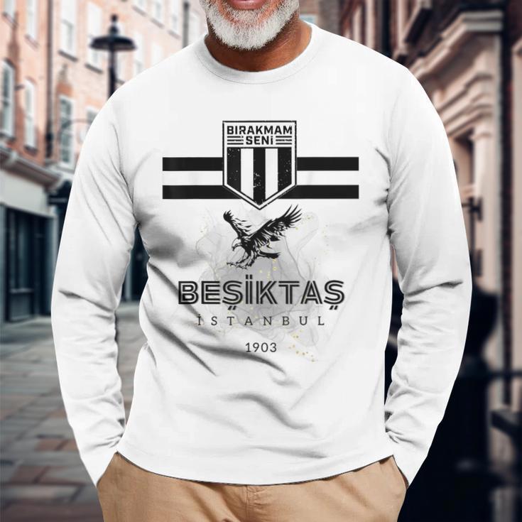 Besiktas Birakmam Seni 1903 Gray Langarmshirts Geschenke für alte Männer