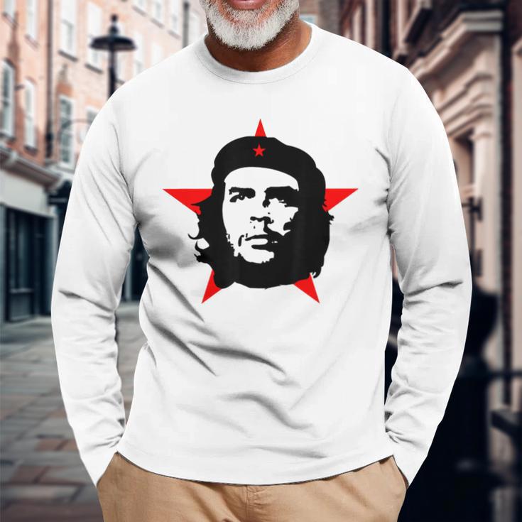 Che Guevara Cuba Rebell Signature Guerilla Revolution Langarmshirts Geschenke für alte Männer