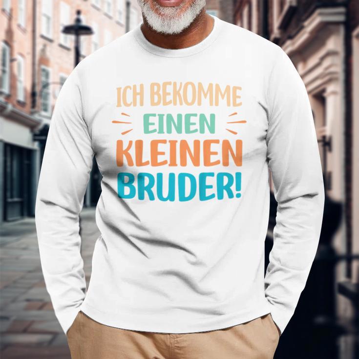 Children's Ich Bekomme Einen Kleine Bruder Ich Bekomme Einen Kleine Bru 80 Langarmshirts Geschenke für alte Männer