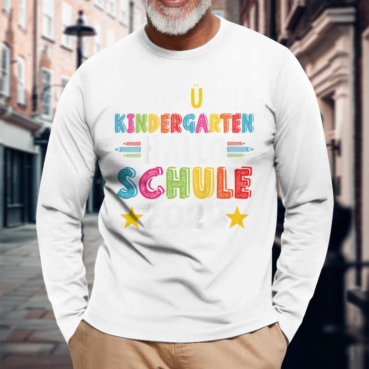 Children's Tschüss Kindergarten Hello School 2024 Kita-Absolve Langarmshirts Geschenke für alte Männer