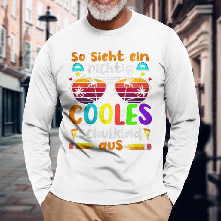 Children's Tschüss Kindergarten Ich Rocke Jetzt Die Schule Langarmshirts Geschenke für alte Männer