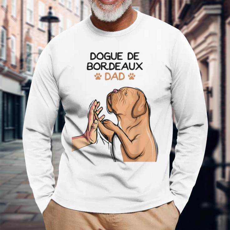 Dogue De Bordeaux Bordeaux Dog Dad Langarmshirts Geschenke für alte Männer