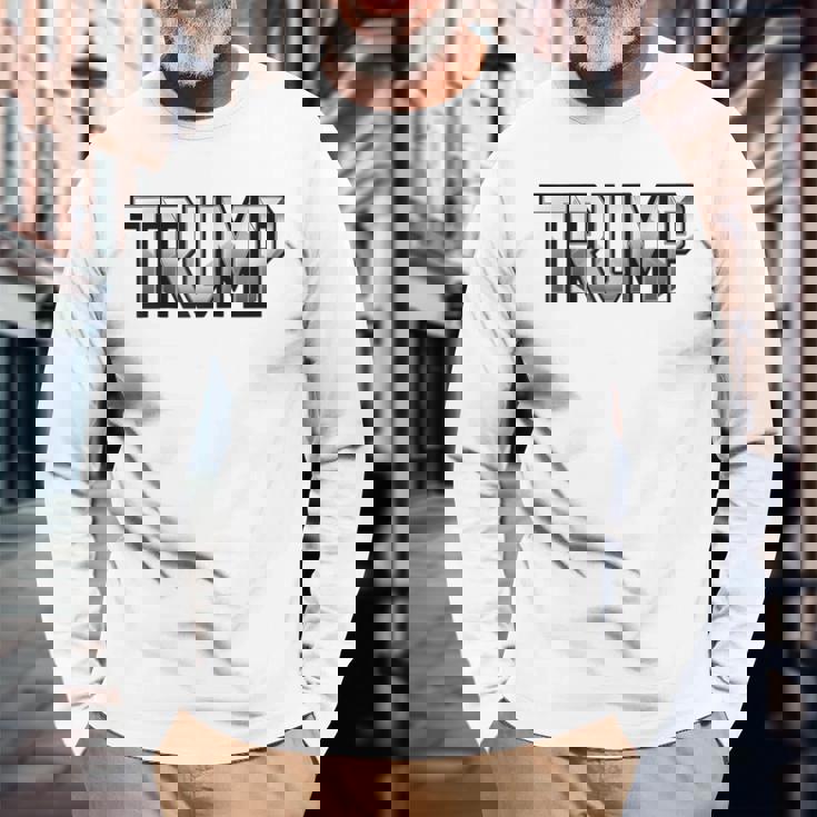 Donald Trump 2024 4 De Julio EeUu Para Partidario De Losotantes De Trump Manga Raglan Camiseta de manga larga Regalos para ancianos