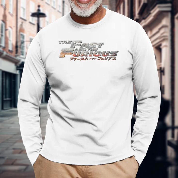 Fast & Furious Tokyo Drift Kanji Movie Poster Langarmshirts Geschenke für alte Männer