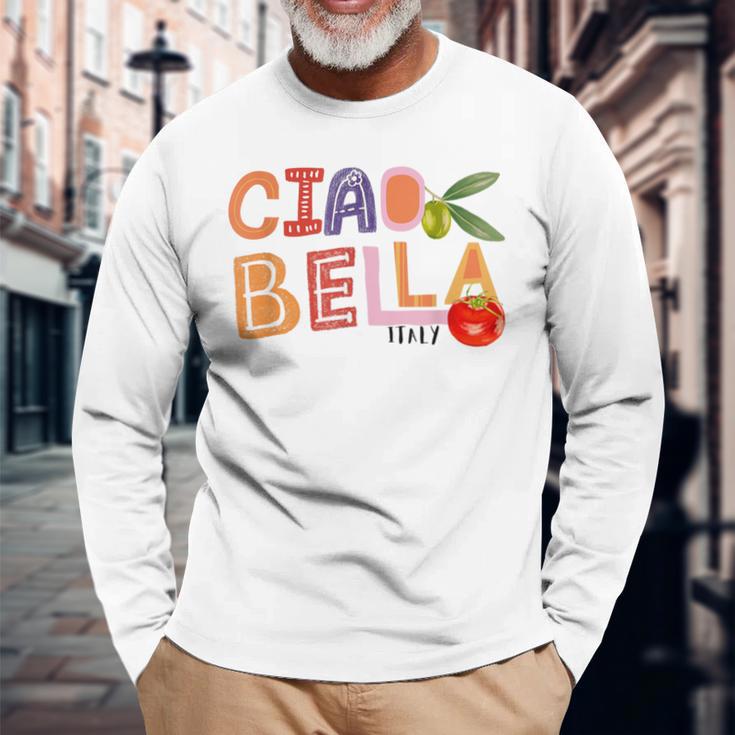 Ciao Bella Italian Garden Langarmshirts Geschenke für alte Männer