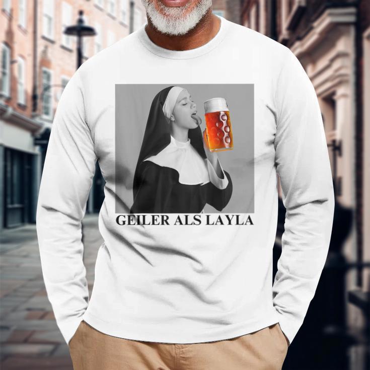 Geiler Als Layla Gray Langarmshirts Geschenke für alte Männer