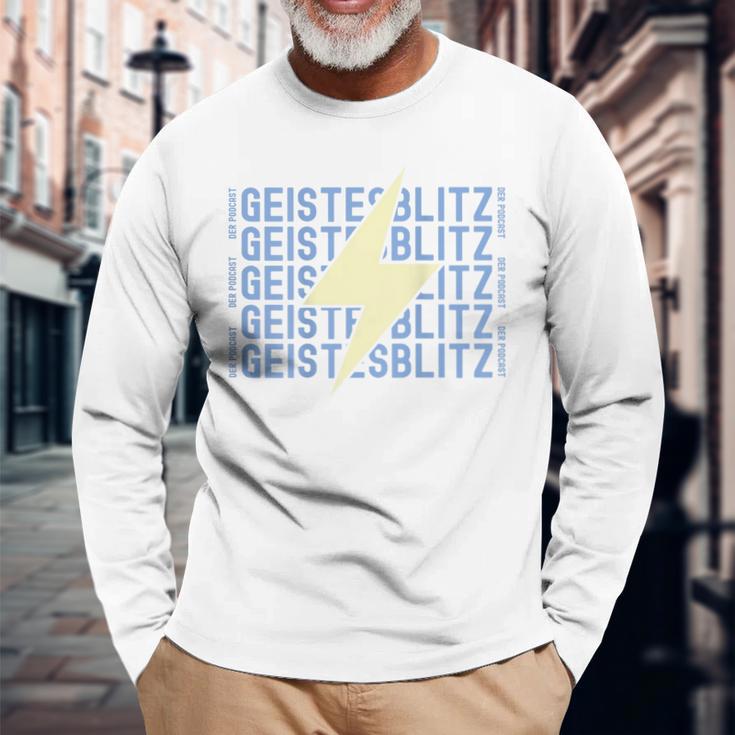 Geistesblitz Podcast Langarmshirts Geschenke für alte Männer