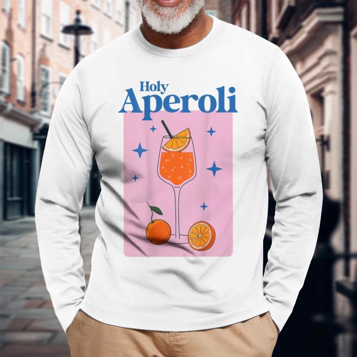 Holy Aperoli X Hallöchen Aperoli Aperoly Spritz Stars Langarmshirts Geschenke für alte Männer