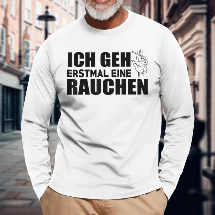 Ich Geh Erstmal Eine Smochen Ich Langarmshirts Geschenke für alte Männer