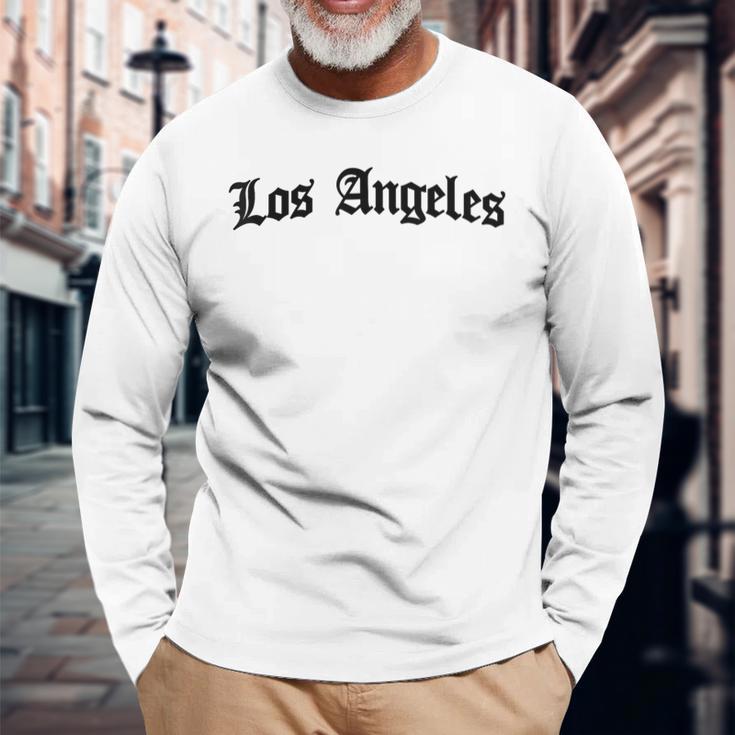 Los Angeles La Gray Langarmshirts Geschenke für alte Männer