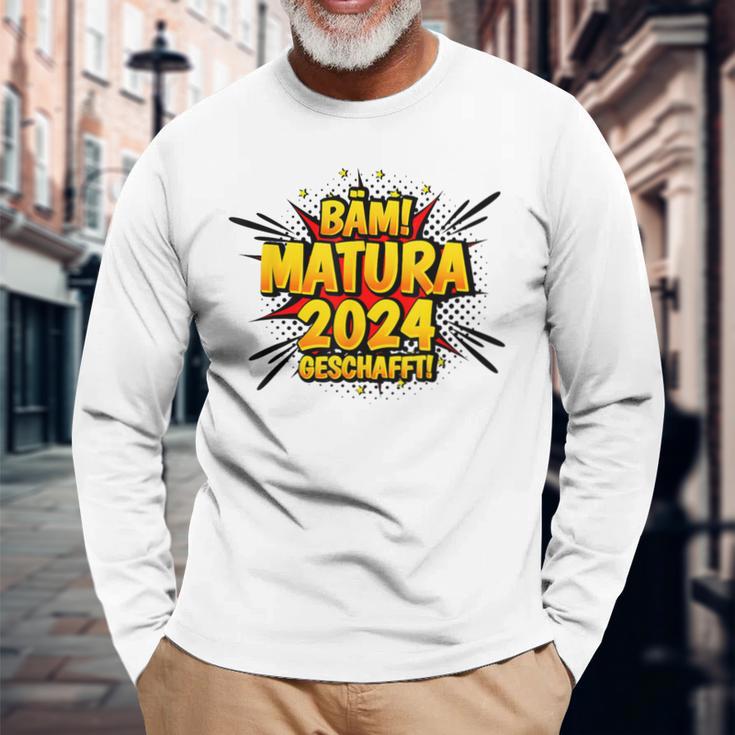 Matura Geschafft 2024 Langarmshirts Geschenke für alte Männer