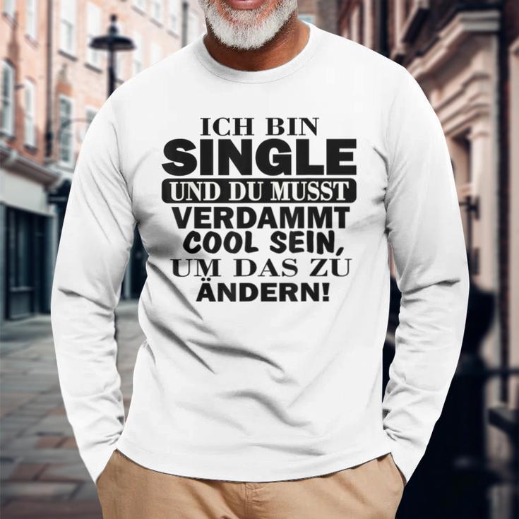 Naseoll Warum Ich Single Binerliebt Sein Langarmshirts Geschenke für alte Männer