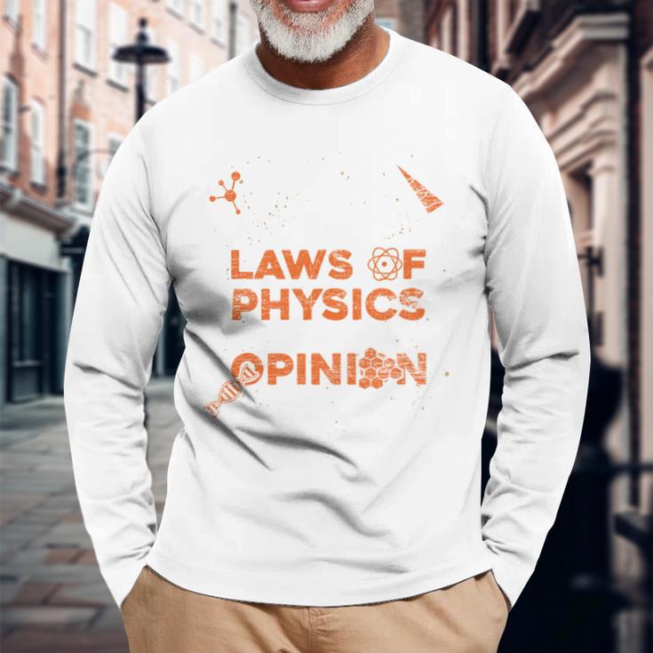 Physics Science Nerd Physics Langarmshirts Geschenke für alte Männer