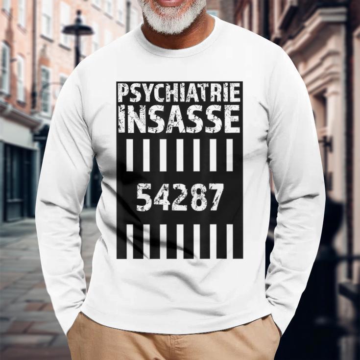 Psychiatrie Insasse 54287 Kostüm Knast Gefängnis Langarmshirts Geschenke für alte Männer