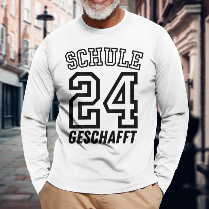 School Graduation Realschule Hauptschule 2024 Langarmshirts Geschenke für alte Männer