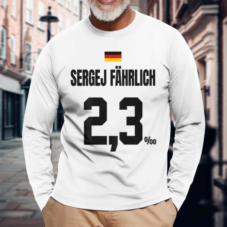 Sergej Fährlich Sauftrikot X Malle Party Trikot Deutschland Langarmshirts Geschenke für alte Männer