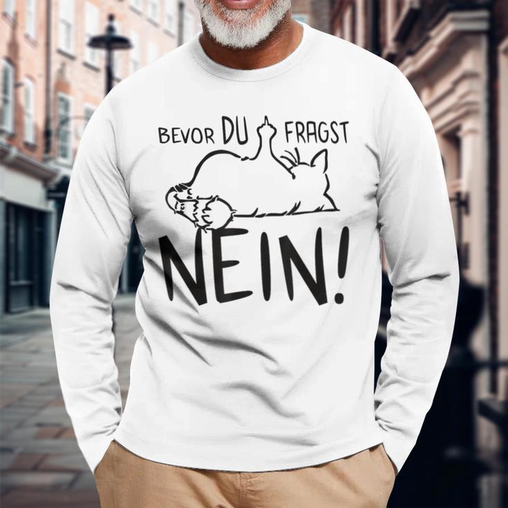 With Slogan 'Die Finger -Or Du Fragst No' Langarmshirts Geschenke für alte Männer