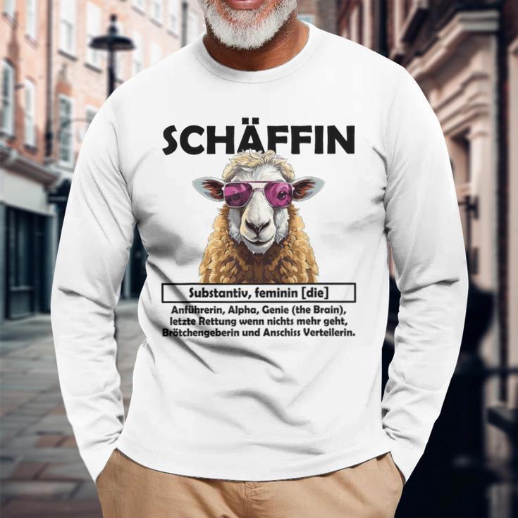 Supervisor Chefin Schäffin Gray Langarmshirts Geschenke für alte Männer