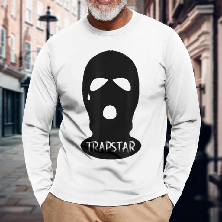 Trapstar Ski Mask Blue Langarmshirts Geschenke für alte Männer