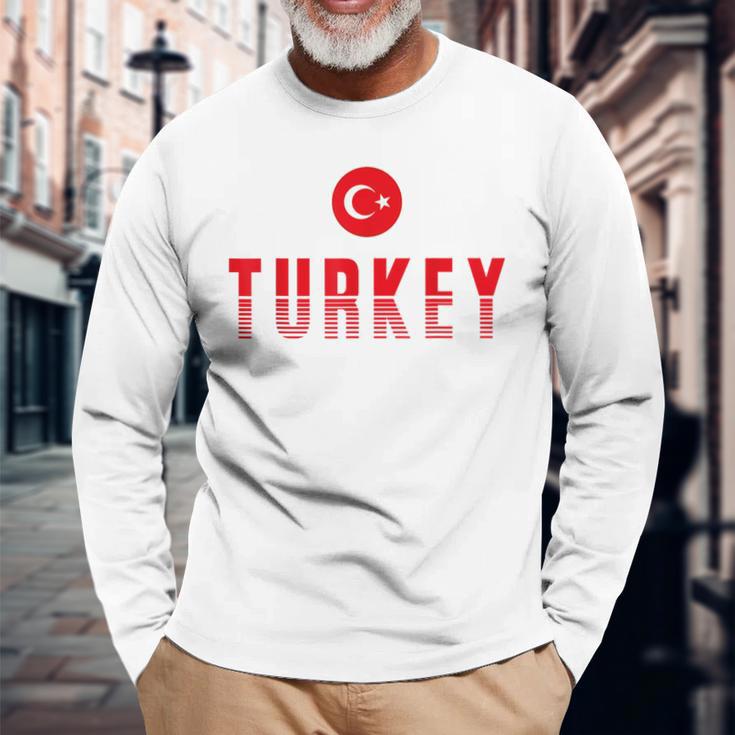 Turkey Milli Takim Turkey Langarmshirts Geschenke für alte Männer