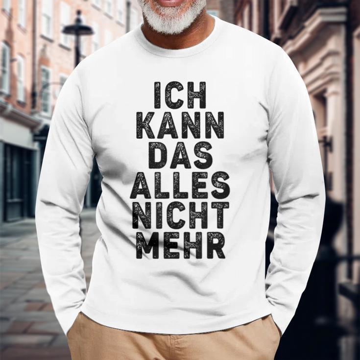 Überwältigt Humor 'Ich Kann Nicht Mehr' Langarmshirts Geschenke für alte Männer