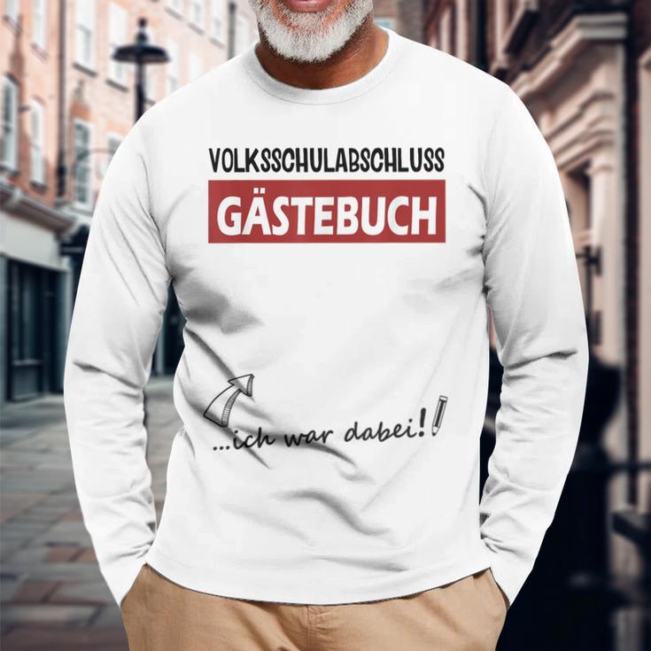 Volksschule Geschafft Popular School Graduation Guest Book 4 Class S Langarmshirts Geschenke für alte Männer