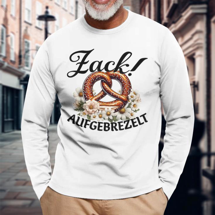 Zack Aufgebrezelt Bayernolksfest Top Dirndl Replacement Langarmshirts Geschenke für alte Männer