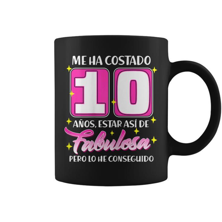 10 Años Fabulosa Cumpleaños 10 Taza de café