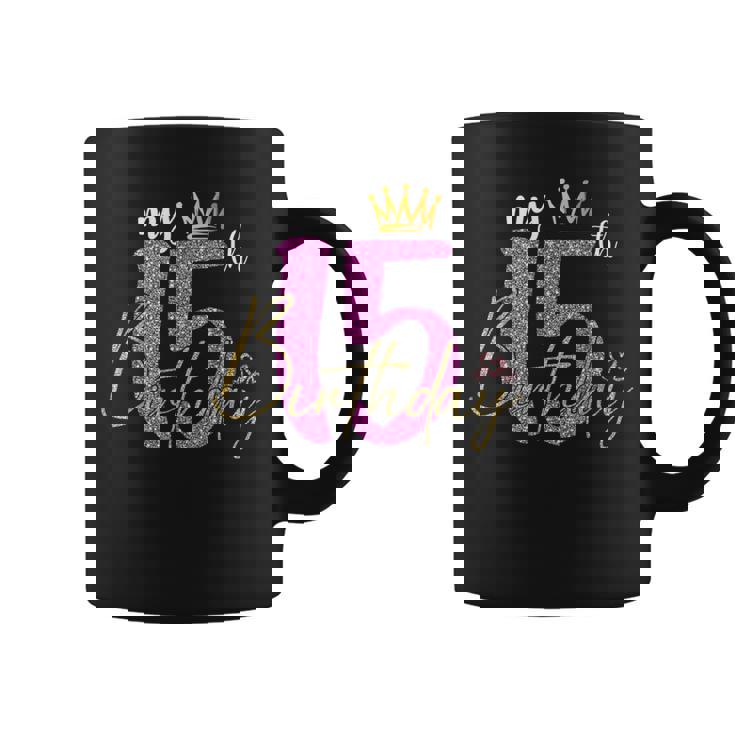 15 Cumpleaños Niña Regalos 15 Años Princesa Corona Niños Taza de café