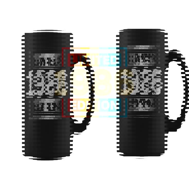 38 Cumpleaños Hombres 38 Años Retro Es Nacidos En 1986 Cuello Taza de café