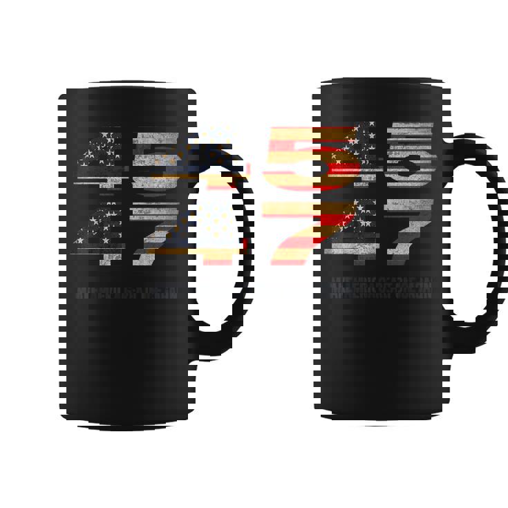 45 47 Trump Magoa Make America Great Once Again Coffee Mug