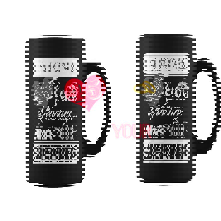 45 Aniversario De Boda Regalo Para Pareja 45 Años Aniversario Taza de café