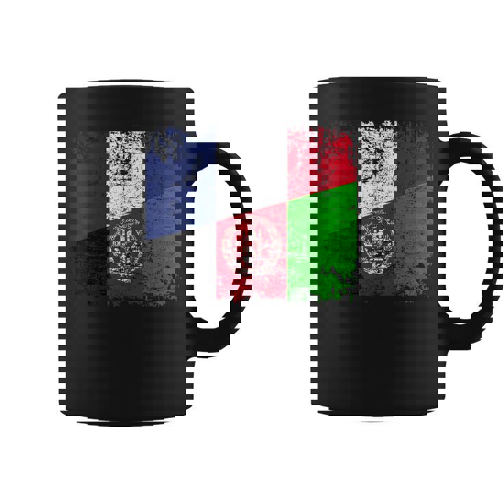 Afghanistan France Drapeau De L'amitié Afghanistan Tasse