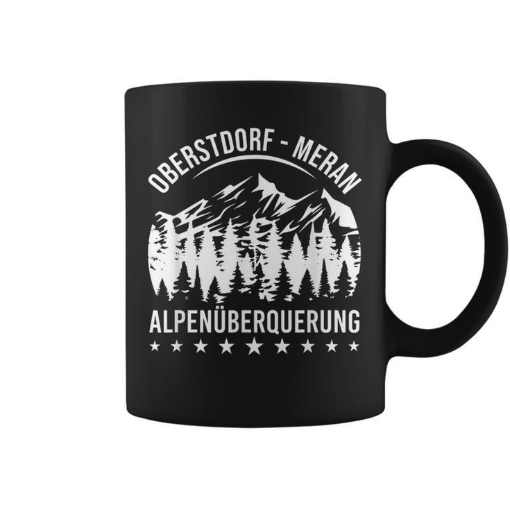 Alpenüberquerung Oberstdorf Merano E5 Alpine Crossing Tassen