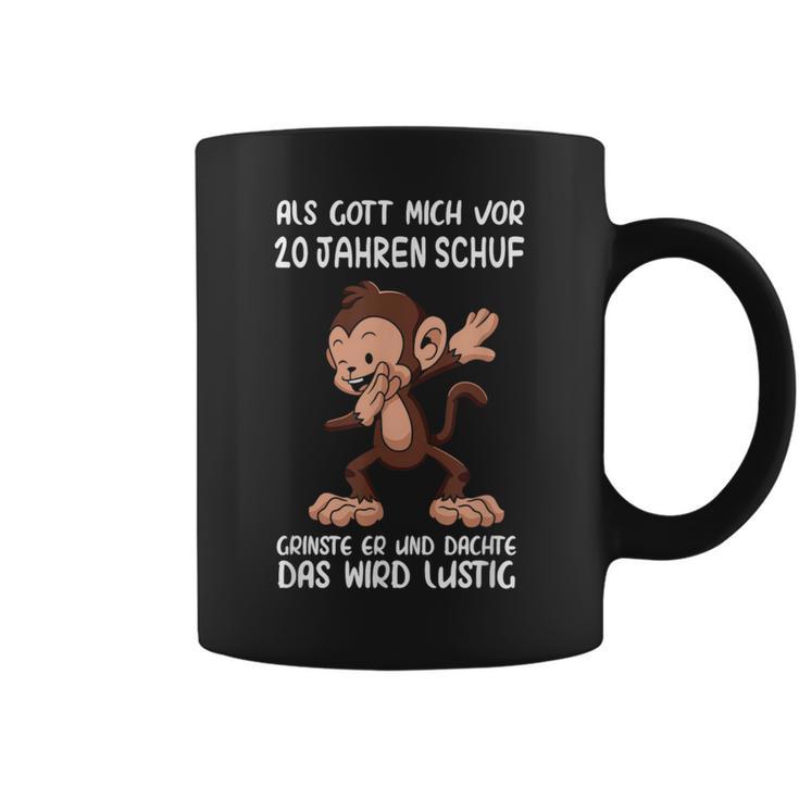 Als Gott Mich 20 Jahren Schuf Monkey Birthday Tassen