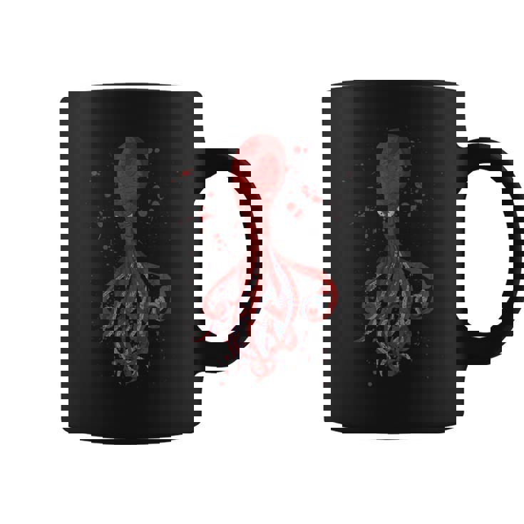 Amante De Los Animales Del Mar Buceo Océano Kraken Octopus Taza de café