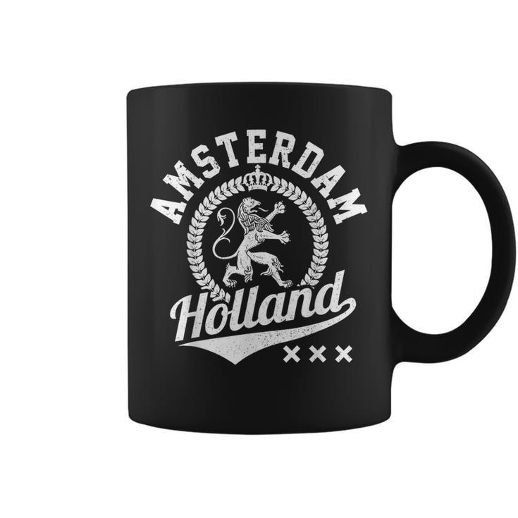 Amsterdam Holland Netherlands Crest Lion Souvenir Tassen