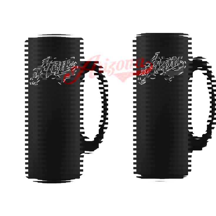 Arizona Baseball Distressed Retro Vintage Coffee Mug